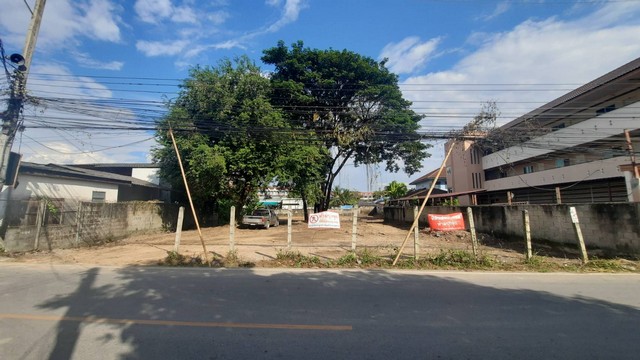 ขายที่ดินสันทรายแม่โจ้ 335 วา ติดถนน 8 เมตร หน้าม.แม่โจ้