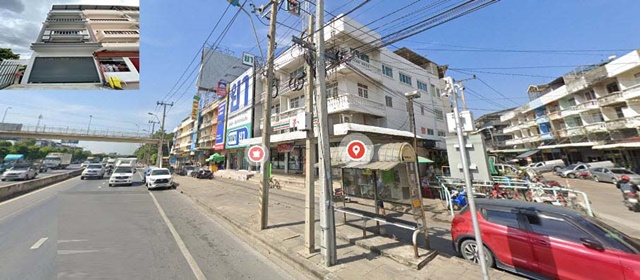 ตลาดธนบุรี สนามหลวง2 ช ศาลาธรรมสพน์ ใกล้ม.มหิดล 34ตรว. ใหม่  ให้เช่าอาคารพาณิชย์ 3.5 ชั้น 2ห้อง 2น้ำ 2จอดรถ  ตลาดนัดเซฟเซ็นเตอร์ 