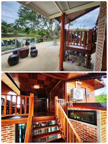 ขายที่ดินพร้อมบ้านไม้สองชั้น ต. กระตีบ  อ.กำแพงแสน จ.นครปฐม