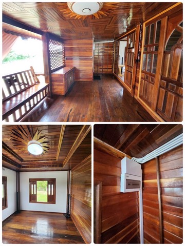 ขายที่ดินพร้อมบ้านไม้สองชั้น ต. กระตีบ  อ.กำแพงแสน จ.นครปฐม
