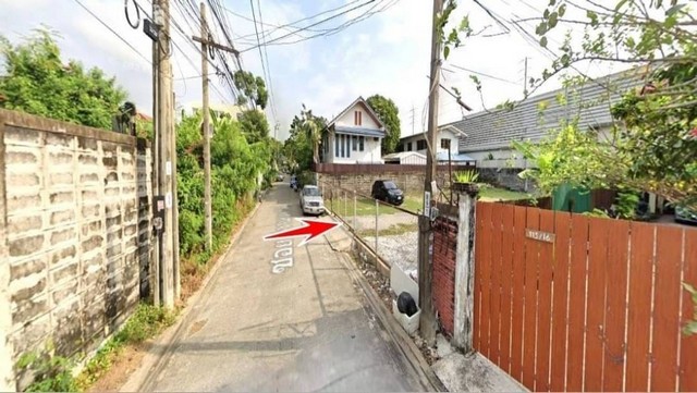 ที่ดินซอยติวานนท์31 นนทบุรี  ขนาด 103 ตร.ว ถมแล้ว ใกล้สถานีไฟฟ้า สนามบินน้ำ 