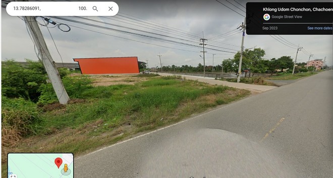  ให้เช่าโกดัง 400 ตรม ถนนหลวงแพ่ง ย่านลาดกระบัง ฉะเชิงเทรา