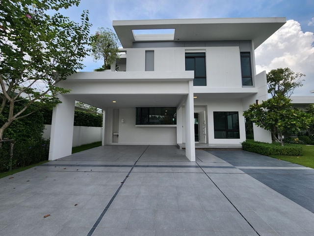ขายบ้านเดี่ยว มัณฑนา กาญจนา-บางบอน 5 ขนาด 122 ตรว.บ้านใหม่ ไม่เคยเข้าอยู่ ทิศใต้  