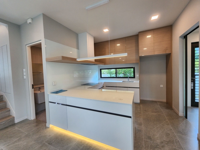 ขายบ้านเดี่ยว มัณฑนา กาญจนา-บางบอน 5 ขนาด 122 ตรว.บ้านใหม่ ไม่เคยเข้าอยู่ ทิศใต้  