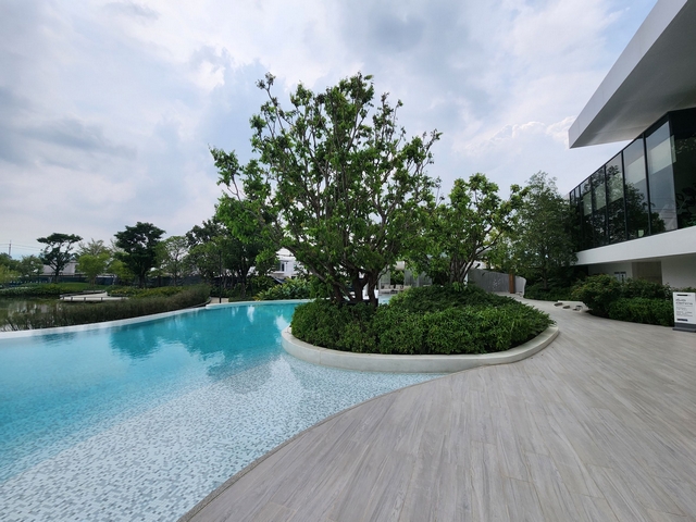 ขายบ้านเดี่ยว มัณฑนา กาญจนา-บางบอน 5 ขนาด 122 ตรว.บ้านใหม่ ไม่เคยเข้าอยู่ ทิศใต้  
