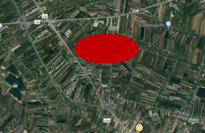 วัดลาดหลุมแก้ว 3 กม.ให้เช่า 2 ชั้นใบขออนุญาติถูกต้อง 210ตรว. 412ตรม. 2ห้อง 8น้ำ 10จอดรถ 20แอร์ โกดังและสำนักงานพร้อม