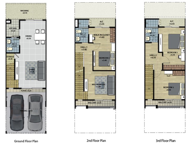 ให้เช่าทาวน์เฮาส์  3 ชั้น เนื้อที่ 20 ตร.วาโครงการบ้านกลางเมืองสุขุวิท 77 อ่อนนุชซอย 17  ใกล้สถานี BTS อ่อนนุช 