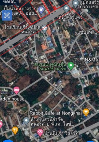 ขายที่ดิน 1 ไร่ ตรงข้ามศาลาชุมชนเนินหงส์ทอง  หลังโรงเรียนเซนต์ปอลหนองคาย อ.เมือง จ.หนองคาย  ZP070 