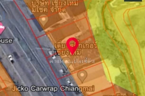 โซนสันพระเนตร #สันทราย #ติดถนน ขาย 30 ล้าน ที่ดินพร้อมสิ่งปลูกสร้าง มี 2 แปลง เนื้อที่ 184 ตรว. ผังสีส้ม เหมาะสำหรับทำอาคารพาณิชย์หรือตึกขาย