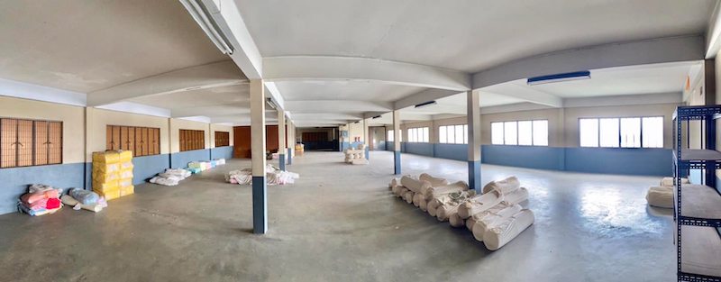 BST531 ให้เช่าโรงงานทอผ้า สามารถทำเป็นการ์เม้นท์ครบวงจรได้เลย มีใบรง.4  มีลิฟทุกชั้น พระรามที่ 2 บางมด