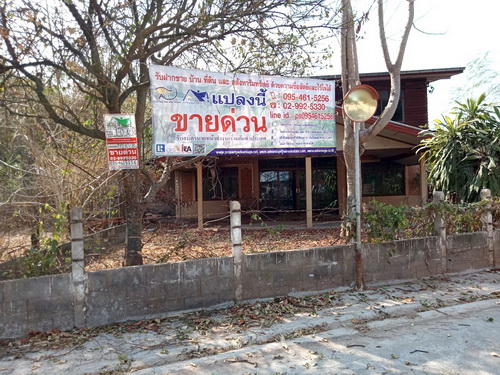 ขายที่ดิน 1-0-42.3 ไร่ (รวม 3 โฉนด) ทำเลดี อยู่ในชุมชนเขตเทศบาล ติดถนน 2 ด้าน