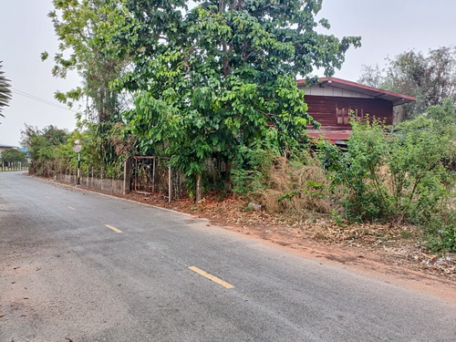 ขายที่ดิน 1-0-42.3 ไร่ (รวม 3 โฉนด) ทำเลดี อยู่ในชุมชนเขตเทศบาล ติดถนน 2 ด้าน