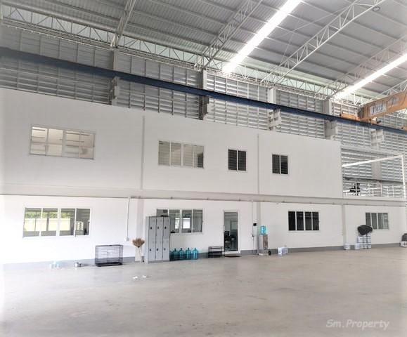 Sm536-1 ให้เช่า โรงงาน  6 ไร่ พื้นที่สีม่วง ใกล้นิคมเกตุเวย์ แปลงยาว 