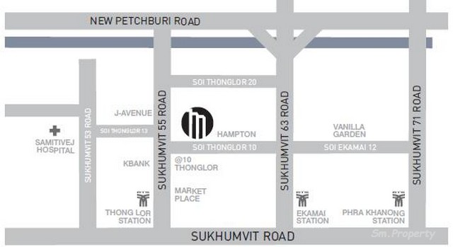 Sm533 ให้เช่าพื้นที่ สำนักงาน อาคารเมเจอร์ ทาวเวอร์  99  ตร.ม. ใกล้  BTS ทองหล่อ