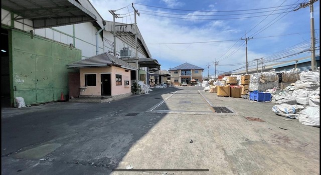 ให้เช่าโกดังโรงงานพร้อมออฟฟิศ เนื้อที่ 6 ไร่ พื้นที่โกดัง 4,300 ตารางเมตร มี รง 4 ซอยสวนส้ม หลังนิคมอุตสาหกรรมสมุทรสาคร  