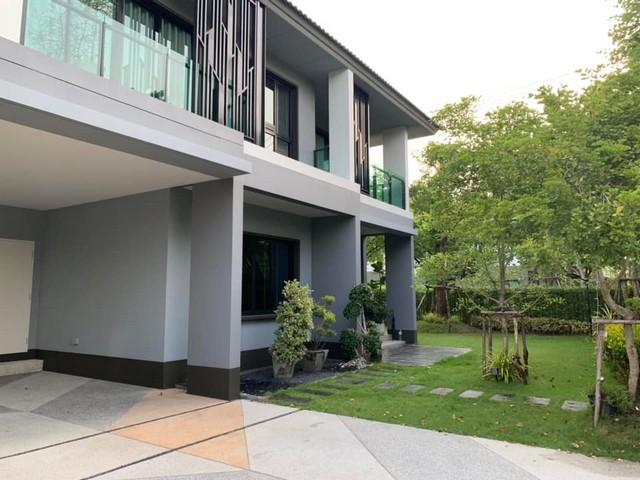 C3824 ให้เช่าและขายบ้านเดี่ยว 2 ชั้น โครงการ บุราสิริ วงแหวน-อ่อนนุช หลังมุม ติดถนนกาญจนาภิเษกซอย39ใกล้สนามบินสุวรรณภูมิ
