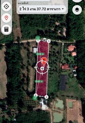 ขายที่ดินเปล่า 2-3-37.7 ไร่ หน้ากว้าง 30 เมตร ลึก 153 เมตร ติดถนนคอนกรีต ทำเลดี ใกล้ชุมชน เหมาะแก่การสร้างที่อยู่อาศัย, ทำธุรกิจรีสอร์ท