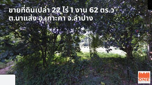 ขายที่ดินเปล่า ที่ดินเปล่า 22 ไร่ 1 งาน 62 ตร.ว. นาแส่ง – เกาะคา – ลำปาง