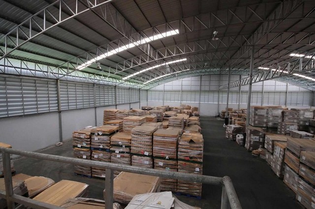 ขายโรงงานขายโกดังหรือให้เช่าเนื้อที่6ไร่3งาน 17 ตารางวาพื้นที่ใช้สอย5,000ตารางเมตร