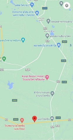 ขายที่ดินสวย 3-1-5 ไร่ ใกล้ห้างโลตัสโชคชัย ติดถนนโชคชัย-เดชอุดม อ.โชคชัย นครราชสีมา  ZE565