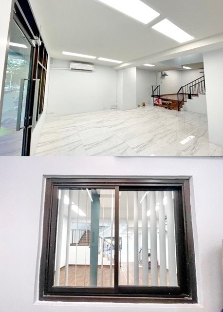 รามคำแหง 21ตรว. วัดเทพลีลา สำนักงานให้เช่า 4 ชั้น ตกแต่งใหม่ เดอะมอลล์ รามคำแหง49-55 ลาดพร้าว 112  270ตรม. 6นอน 3น้ำ 2จอดรถ 8แอร์