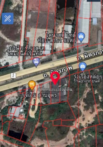 ขายที่ดินพร้อมสิ่งปลูกสร้าง  2-3-66  ไร่ ติดถนนมิตรภาพขาเข้าเมือง นครราชสีมา  ZE563