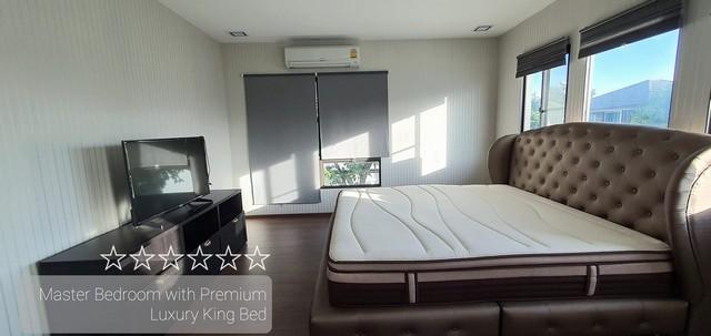 ให้เช่าบ้านเดี่ยว 2ชั้น หมู่บ้านมัณฑนา บางนา กม.7 ตกแต่งครบพร้อมอยู่ ใกล้เมกาบางนา รหัสC5859  