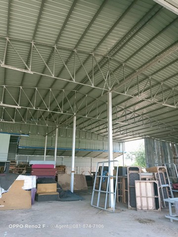  ขายโกดังขายโรงงานราคาถูกพร้อมใช้งานเนื้อที่ 1 ไร่ พื้นที่ใช้สอย 700 ตารางเมตรอยู่ ต.ลำไทร อ.ลำลูกกา 