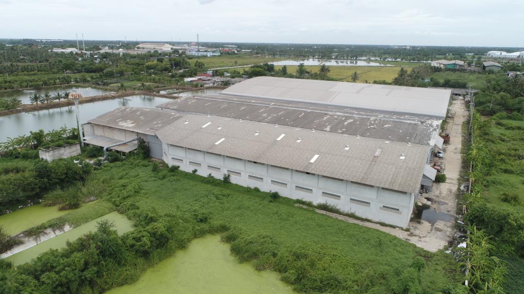C3910 ขายโรงงานปั่นด้าย ทอผ้าพร้อมโกดัง เนื้อที่ 20 ไร่ พร้อม ใบอนุญาต รง.4 อำเภอกระทุ่มแบน สมุทรสาคร