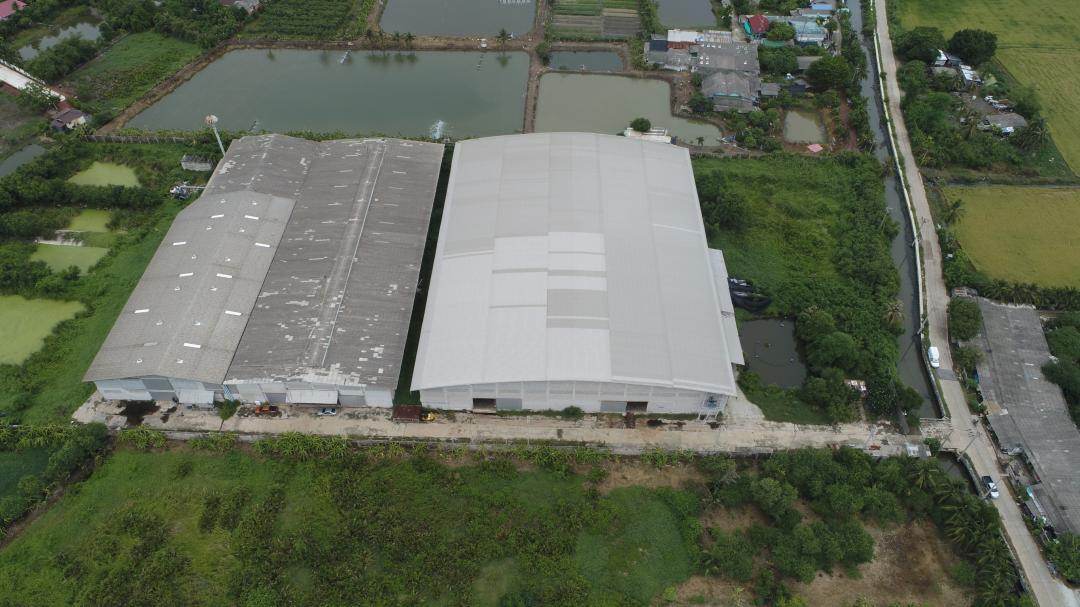 C3910 ขายโรงงานปั่นด้าย ทอผ้าพร้อมโกดัง เนื้อที่ 20 ไร่ พร้อม ใบอนุญาต รง.4 อำเภอกระทุ่มแบน สมุทรสาคร