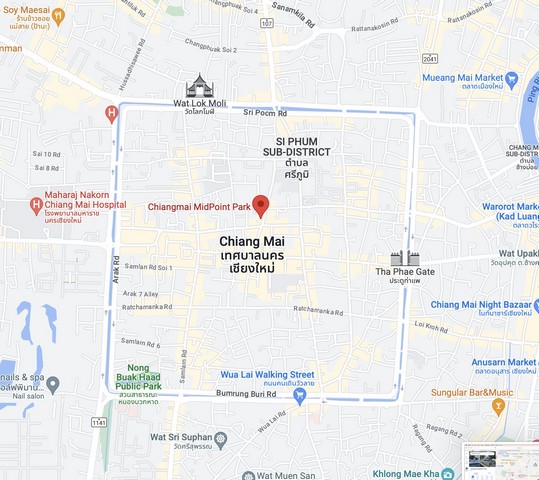 ให้เช่าที่ดิน จัดกิจกรรมช่วงเทศกาลลอยกระทง  ที่ดินกลางเมืองเชียงใหม่