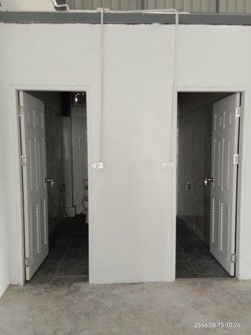 รหัสC5872 ให้เช่าโกดังสร้างใหม่พร้อมสำนักงาน ขนาด 380 ตารางมตร บางบัวทอง นนทบุรี