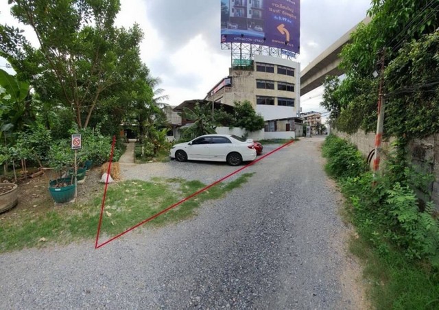 ???????? ขายที่ดิน 92 ตร.ว. ถนนกรุงเทพ-นนท์ (แนวรถไฟฟ้าสายสีม่วง) ราคา 7,820,000 บาท หรือ 80,000 บาท/ตร.ว. ???? 065-586-9872 คุณโดม รัชดา
