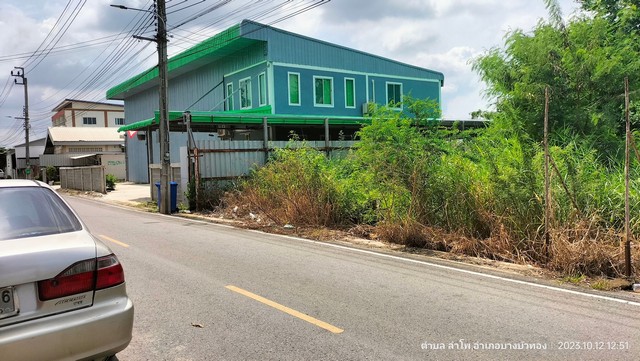 ขายที่ดินเปล่า 200 ตรว. ในลำโพ บางบัวทอง นนทบุรี ติดถนน ทำเลดี เดินทางสะดวก ใกล้แหล่งชุมชน เจ้าของขายเอง