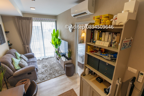  ขายคอนโด Quintara Arte Sukhumvit 52 ขนาด 1 ห้องนอน 34 ตรม. วิวสระ ตกแต่งพร้อมอยู่ ใกล้ BTS อ่อนนุช เพียง 400 ม. 