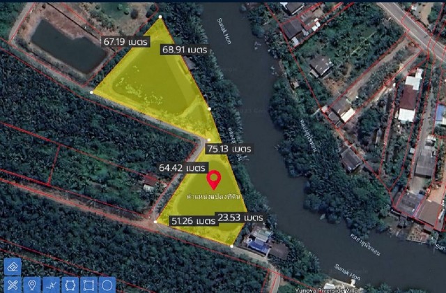 ขายด่วน ที่ดินขนาด 3 ไร่ 1 งาน 65 ตรว. ในพื้นที่ ลาดใหญ่ สมุทรสงคราม 