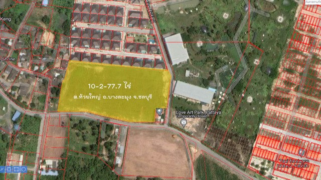 ที่ดินพัทยาผังสีส้ม 10 ไร่ เหมาะสร้างบ้านทำจัดสรร เขตห้วยใหญ่ บางละมุง จ.ชลบุรี