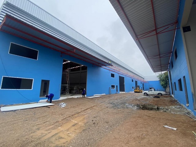  ให้เช่าโกดัง 700 ตารางเมตร ถนนกว้าง 13 เมตร ใกล้ปากซอย ถนนบางปลา จังหวัด สมุทรสาคร