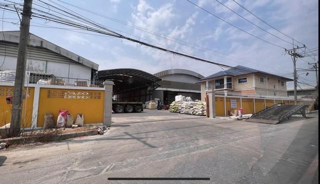 ให้เช่าโกดังโรงงานพร้อมออฟฟิศพื้นที่โกดัง 4,300 ตารางเมตร  เนื้อที่ 6 ไร่  มี รง 4 ซอยสวนส้ม หลังนิคมอุตสาหกรรมสมุทรสาคร