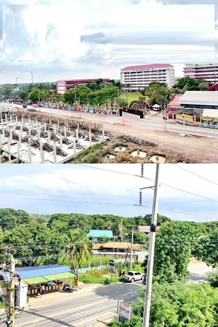 โรงเรียน วัดไทรใหญ่ อาคารพาณิชย์ใหม่ 3 ชั้นบิ๊กซี ไทรน้อย 17ตรว.192ตรม. 2นอน 4น้ำ จอดรถได้หลายคัน 