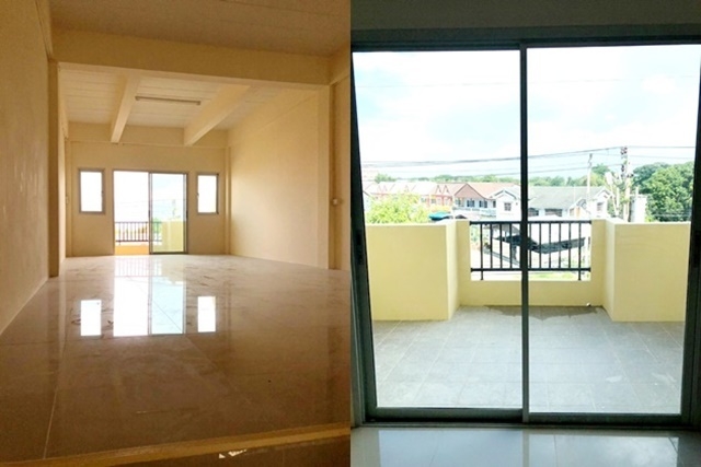 บิ๊กซี อาคารพาณิชย์ใหม่ 3 ชั้น ไทรน้อย โรงเรียน วัดไทรใหญ่ 18ตรว.199ตรม. 2นอน 4น้ำ จอดรถได้หลายคัน 