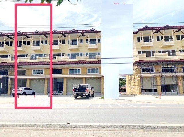 โรงเรียน วัดไทรใหญ่ บิ๊กซี ไทรน้อย อาคารพาณิชย์ใหม่ 3 ชั้น 17ตรว.192ตรม. 2นอน 4น้ำ จอดรถได้หลายคัน 