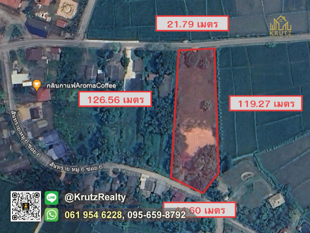 ขายที่ดินวิวเขา 3 ไร่ 112 ตร.ว.บรรยากาศดี  ล้อมรั้วอย่างดีพร้อมบ้านทรงไทย ต. ลวงเหนือ  อ. ดอยสะเก็ด  จ. เชียงใหม่