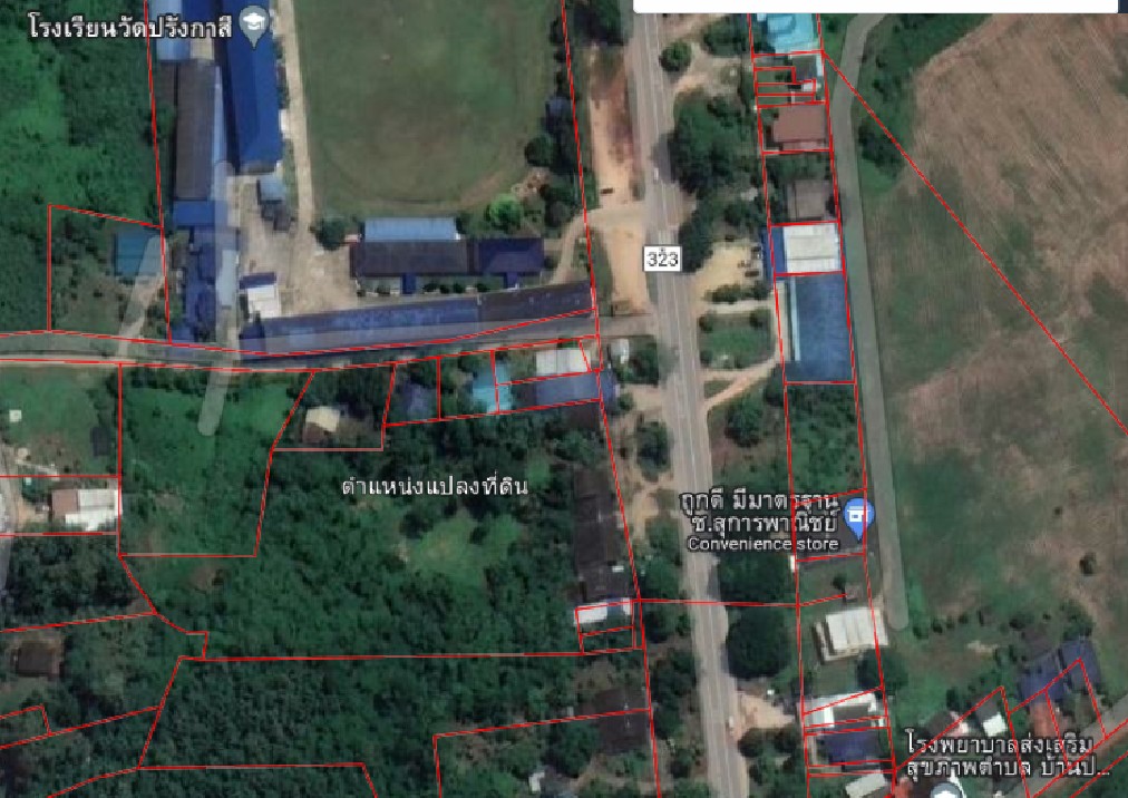 ขายที่ดินสวย ทำเลดีติดถนนคอนกรีต ใกล้โรงเรียนปรังกาสี ต.ท่าขนุน อ.ทองผาภูมิ จ.กาญจนบุรี