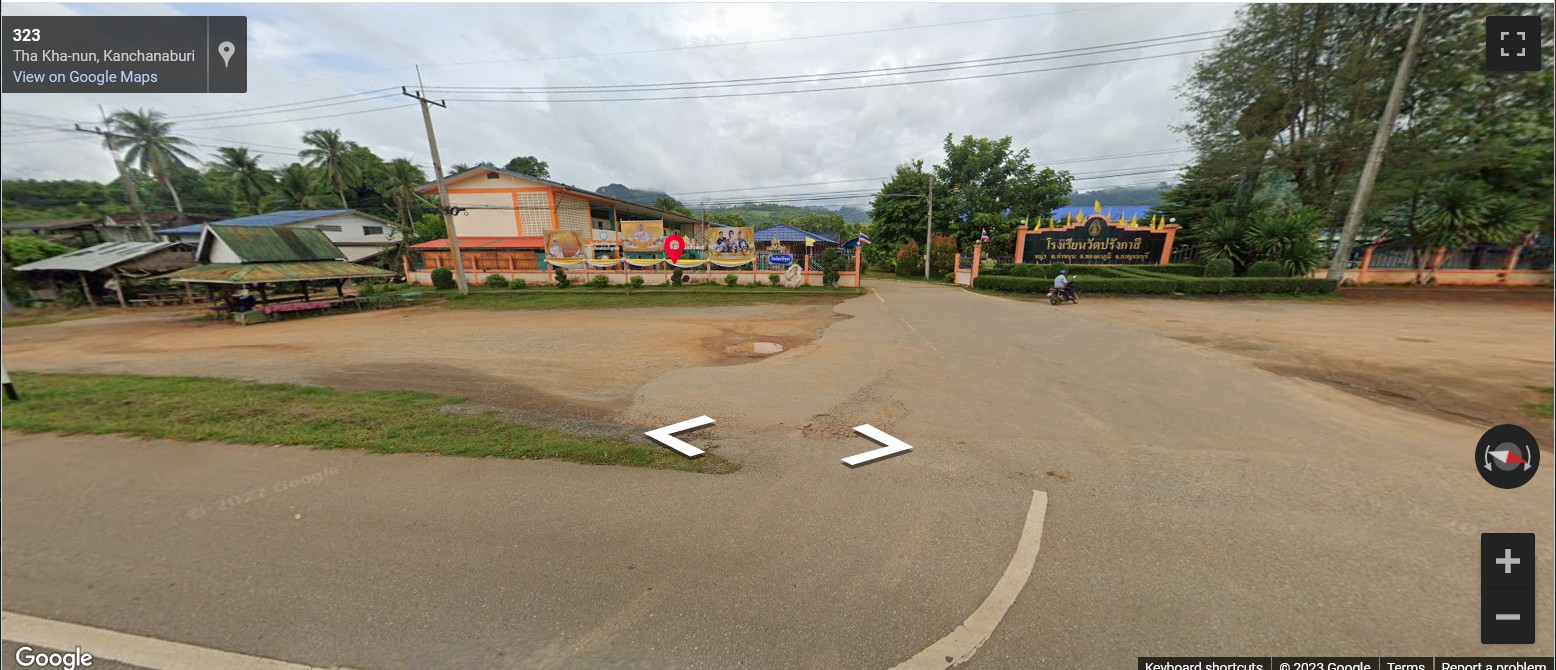 ขายที่ดินสวย ทำเลดีติดถนนคอนกรีต ใกล้โรงเรียนปรังกาสี ต.ท่าขนุน อ.ทองผาภูมิ จ.กาญจนบุรี