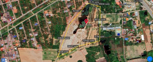 ขายด่วนที่ดินทำเลทอง  28-3-68 ไร่ ติดถนน 3 ด้าน ถมที่แล้ว   ZE568