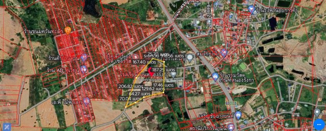 ขายด่วนที่ดินทำเลทอง  28-3-68 ไร่ ติดถนน 3 ด้าน ถมที่แล้ว   ZE568