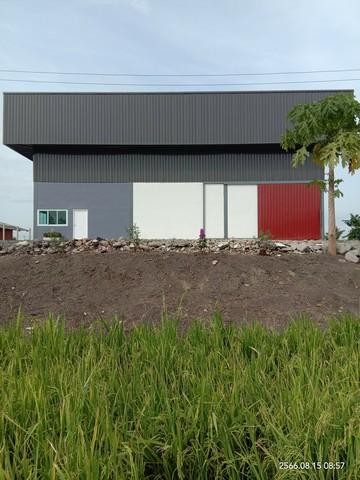 รหัสทรัพย์ C5872ให้เช่าโกดังสร้างใหม่พร้อมสำนักงาน ขนาด 380 ตารางมตร บางบัวทอง นนทบุรี 