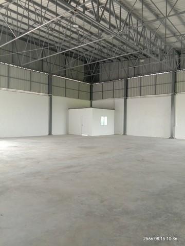 รหัสทรัพย์ C5872ให้เช่าโกดังสร้างใหม่พร้อมสำนักงาน ขนาด 380 ตารางมตร บางบัวทอง นนทบุรี 