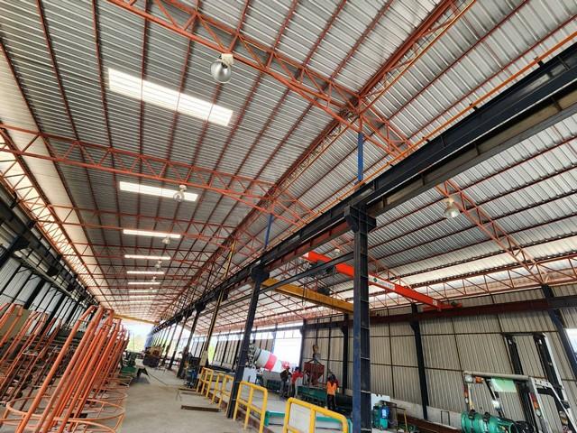 EPL-WH0558 ให้เช่าโรงงานอำเภอนิคมพัฒนา ระยอง พื้นที่สีม่วง  4,500 ตารางเมตร มีใบ รง .4 ติดเครน 4 ตัว ใกล้ โรงงาน BYD ค่าเช่าตรมละ 100 บาท